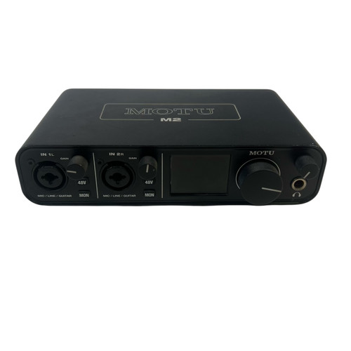 Vist Large View of Product Image Which is Used Motu M2 USB C RECORDING INTERFACE 2 A/D Recording Inputs