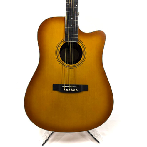 Vist Large View of Product Image Which is Used Nashville Guitar Works  D10CEEB Acoustic Guitar Cherry Sunburst