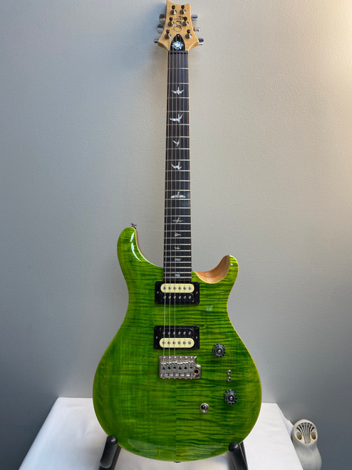 Vist Large View of Product Image Which is Used Paul Reed Smith - PRS SE CUSTOM 24 Double Cut Electric Guitar Green 6-String