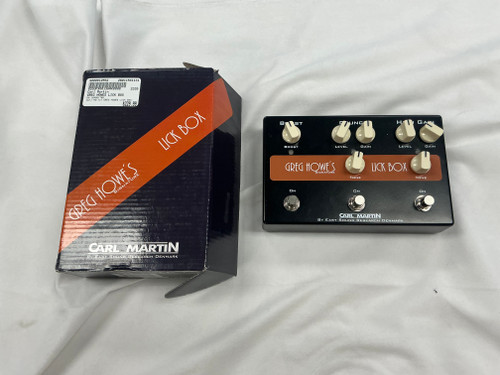 Vist Large View of Product Image Which is Used Carl Martin GREG HOWES LICK BOX Distortion Pedal