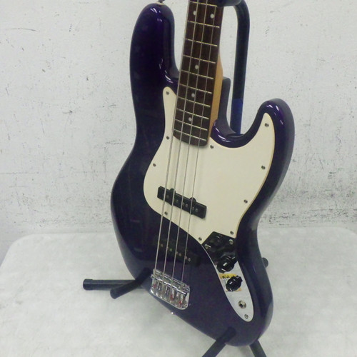 Vist Large View of Product Image Which is Used Squier Affinity Jazz Bass  Blue 4-String