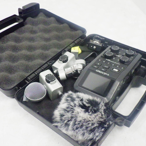 Vist Large View of Product Image Which is Used Zoom H6 Handy Recorder W/accesories  