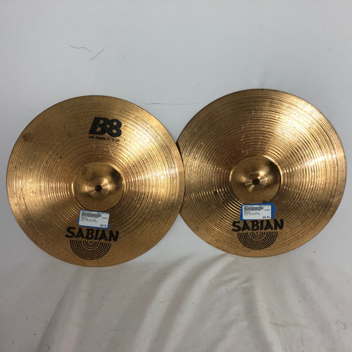 Vist Large View of Product Image Which is Used Sabian 14IN B8 HI HATS Hi Hat Cymbals 14"