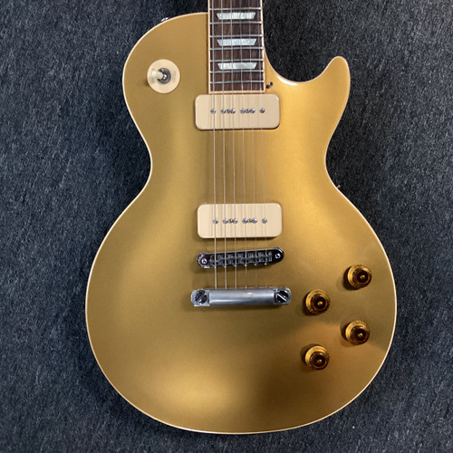 Vist Large View of Product Image Which is Used Gibson LES PAUL GOLD TOP P90 LP Type Electric Guitar Goldtop 6-String