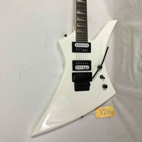 Vist Large View of Product Image Which is Used Jackson KELLY JS32 Pointy Electric Guitar White 6-String