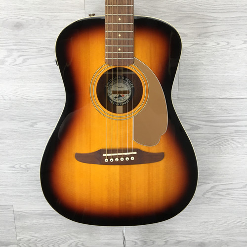 Vist Large View of Product Image Which is B-STOCK Fender Malibu Player Solid-Top Acoustic/Electric Sunburst