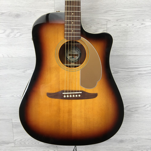 Vist Large View of Product Image Which is B-STOCK Fender Redondo Player Solid-Top Acoustic/Electric Sunburst