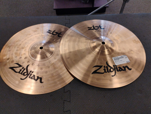 Vist Large View of Product Image Which is Used Zildjian ZBT 13 HI HATS Hi Hat Cymbals 13"