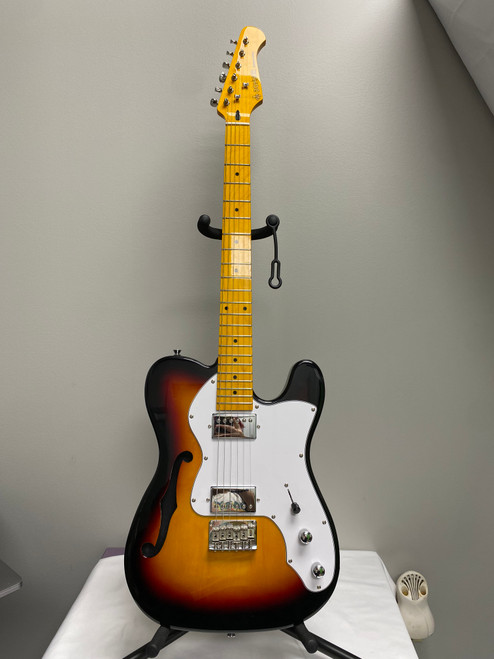 Vist Large View of Product Image Which is Used Donner DESIGNER SERIES DJC-1000 T Type Electric Guitar Sunburst 6-String