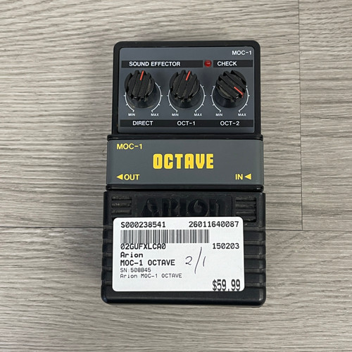 Vist Large View of Product Image Which is Used - Arion MOC-1 OCTAVE - Octave Pedal