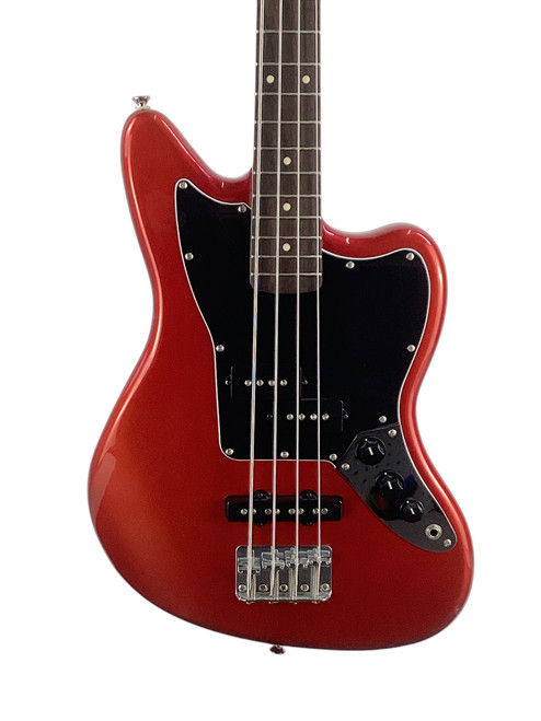 Vist Large View of Product Image Which is Used Squier Jaguar Vintage Mod SS Bass Guitar  - AS IS DING