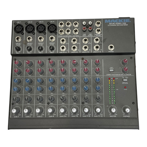 Vist Large View of Product Image Which is Used Mackie Micro Series 1202 Compact Mixer