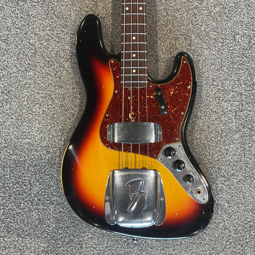 Vist Large View of Product Image Which is Used 2014 FENDER 1964 JAZZ BASS RELIC Bass Guitar