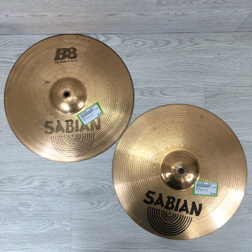 Vist Large View of Product Image Which is Used Sabian B8 HI HATS 14IN Hi Hat Cymbals 14"