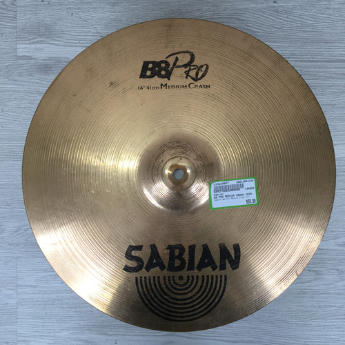 Vist Large View of Product Image Which is Used Sabian B8 Pro Medium Crash 16"
