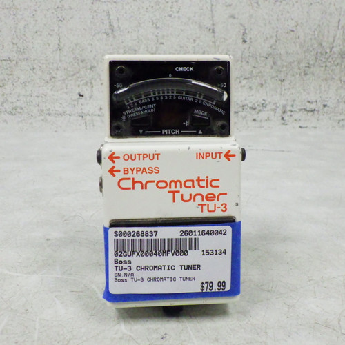 Vist Large View of Product Image Which is Used Boss Tu-3 Chromatic Tuner  Pedal