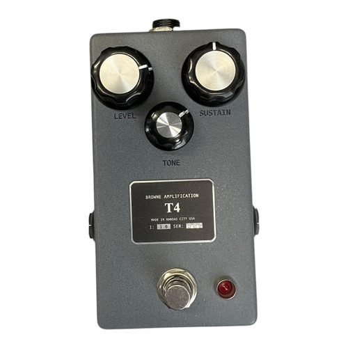 Vist Large View of Product Image Which is Used Browne Amplification T4 Fuzz Pedal