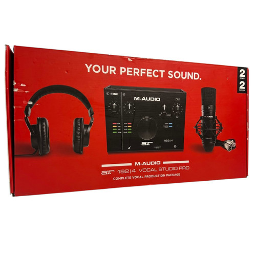 Vist Large View of Product Image Which is Used M-Audio AIR 192 4 VOCAL STUDIO PRO PACK Computer Interface 2 A/D Recording Inputs
