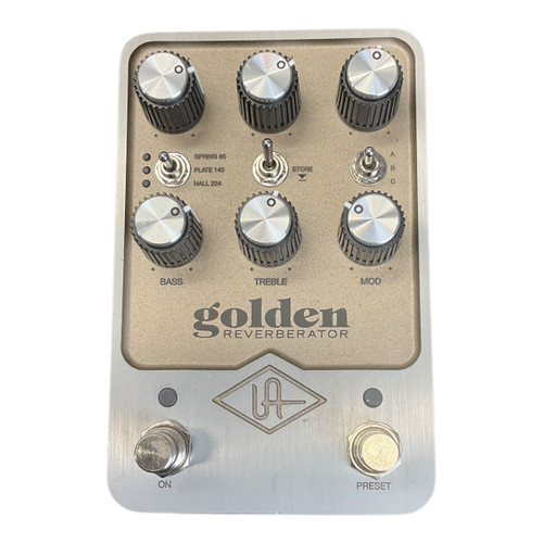 Vist Large View of Product Image Which is Used Universal Audio Golden Reverberator Reverb Pedal