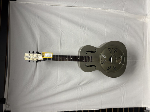 Vist Large View of Product Image Which is Used Gretsch G9201 Solid Top Acoustic Guitar Silver/Gray