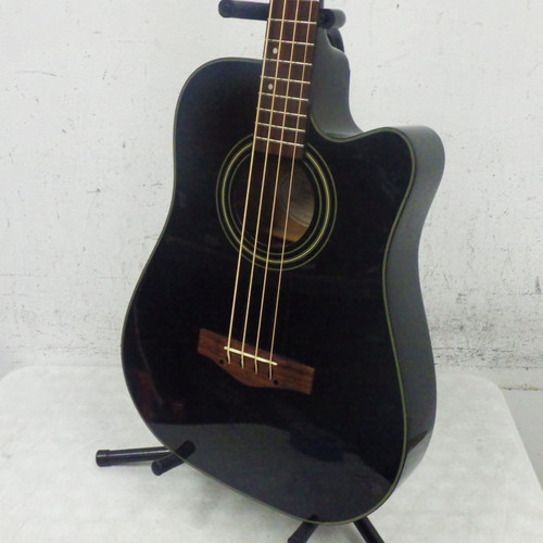 Vist Large View of Product Image Which is Used Fender BG-29 Acoustic Bass Guitar Black 4-String