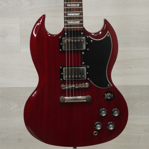 Vist Large View of Product Image Which is Used Epiphone SG G-400 Double Cut Electric Guitar Red