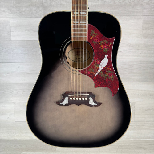 Vist Large View of Product Image Which is Used Epiphone Dove Studio Acoustic-electric Guitar - Transparent Ebony