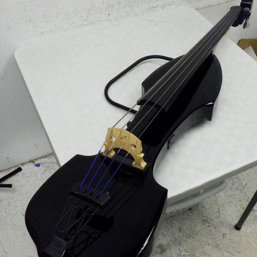 Vist Large View of Product Image Which is Used Palatino VE-550 Electric Double Bass Black