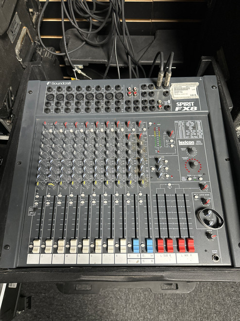 Vist Large View of Product Image Which is Used Soundcraft SPIRIT FX8 Mixing Console