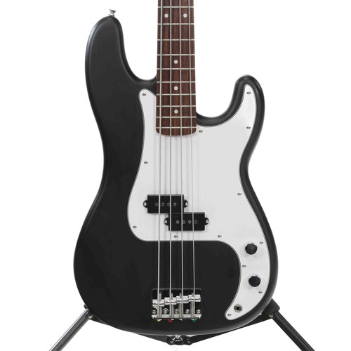 Vist Large View of Product Image Which is Used Squier PRECISION BASS J Type Bass Guitar Black 4-String