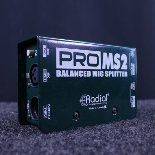 Vist Large View of Product Image Which is Used Radial Engineering PROMS2 BALANCED MIC SPLITTER Direct Box