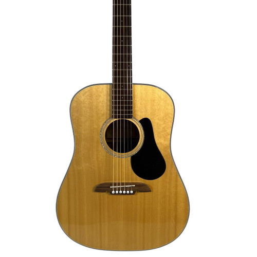 Vist Large View of Product Image Which is Used Alvarez RD210 DREAD Solid Top Acoustic Guitar Natural