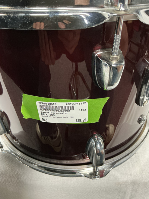 Vist Large View of Product Image Which is Used Sound Percussion RACK TOM Rack Tom Red 12"