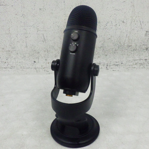 Vist Large View of Product Image Which is Used Blue Yeti Blackout Microphone  
