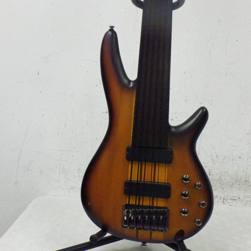 Vist Large View of Product Image Which is Used Ibanez Srf706 Fretless 6 String Bass  Sunburst 6-String
