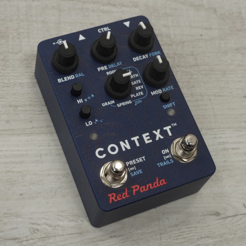Vist Large View of Product Image Which is Used Red Panda Context V2 Reverb Pedal