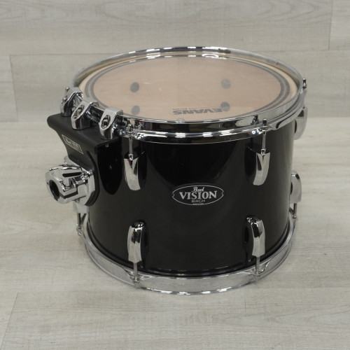 Vist Large View of Product Image Which is Used Pearl 12x9 Vision Birch Rack Tom Black
