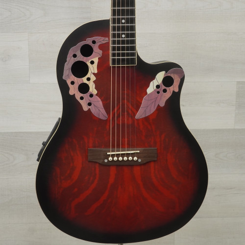 Vist Large View of Product Image Which is Used Glarry GT102 Laminate Top Acoustic Guitar Red