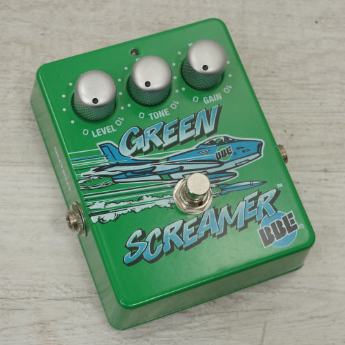 Vist Large View of Product Image Which is Used Bbe Green Screamer Overdrive Pedal