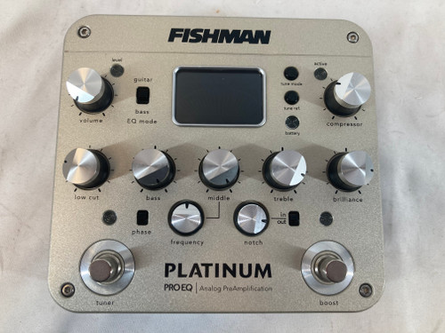 Vist Large View of Product Image Which is Used Fishman Platinum ProEQ Analog Preamp Pedal