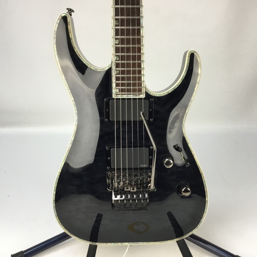 Vist Large View of Product Image Which is Used LTD MH-1000 FR Super S Electric Guitar Black 6-String
