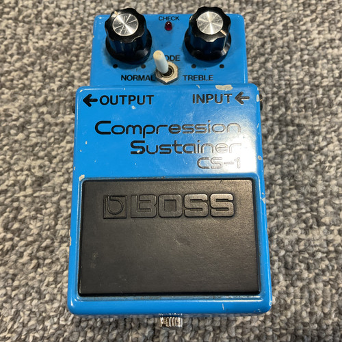 Vist Large View of Product Image Which is Used 1981 JAPANESE BOSS CS-1 COMPRESSION SUSTAINER Guitar Pedal