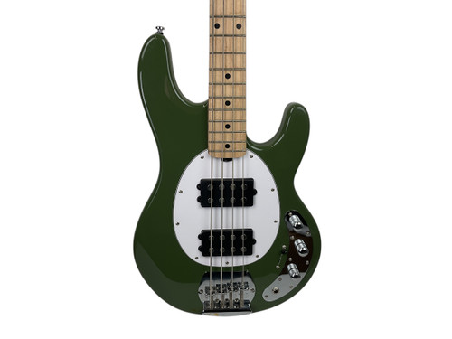 Vist Large View of Product Image Which is Used Sterling by Ernie Ball STINGRAY RAY4HH Bass Guitar Green 4-String