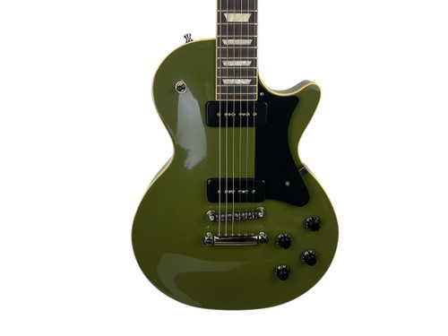Vist Large View of Product Image Which is Used Heritage CUSTOM SHOP CORE COLLECTION H-150 P-90 LP Type Electric Guitar Green 6-String