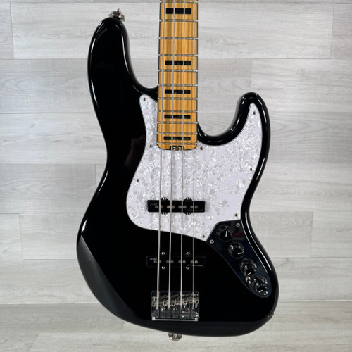 Vist Large View of Product Image Which is Used Fender American Elite Jazz Bass - Black - Case Included