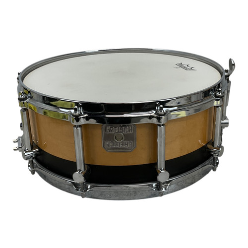 Vist Large View of Product Image Which is Used Gretsch Free Floating 14x5 Wood Snare Drum 14"