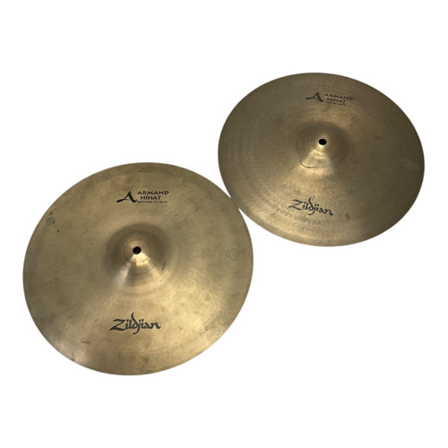 Vist Large View of Product Image Which is Used Zildjian 14in Armand Hi Hat Cymbals 14"