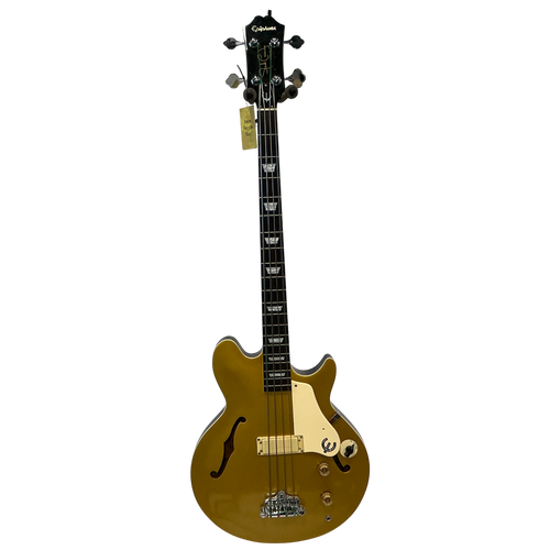 Vist Large View of Product Image Which is Used Epiphone JACK CASADY MG B STOCK Bass Guitar Goldtop 4-String