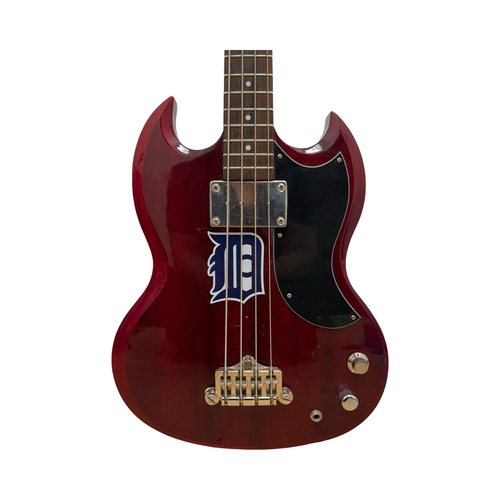 Vist Large View of Product Image Which is Used Epiphone EBO Bass Guitar Red 4-String