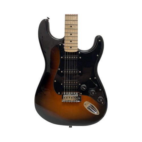 Vist Large View of Product Image Which is Used Squier STRATOCASTER S Type Electric Guitar Tobacco Sunburst 6-String